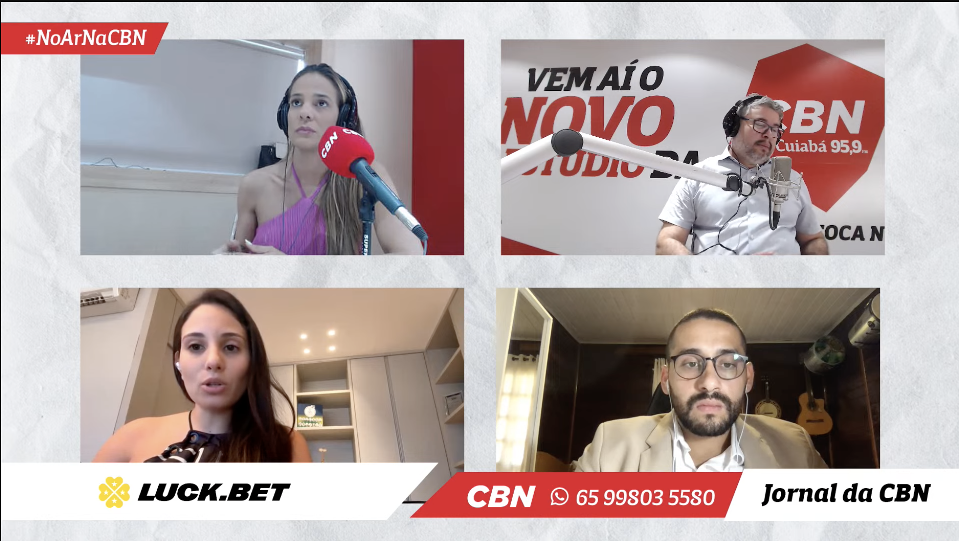 Júlio Pontes é entrevistado pela rádio CBN